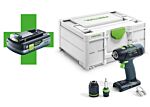 Festool accu boor-schroefmachine + gratis 4,0 Ah accu C 18 Basic 4,0