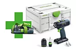 Festool boor-schroefmachine T 18+3 Basic 50Nm + gratis 4,0 Ah accu