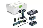 Festool accu-schroefboormachine QUADRIVE TDC 18/4 5,0/4,0 I-Plus