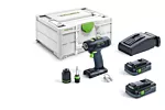Festool accu boor-schroefmachine T 18+3 HPC 4,0 I-Plus