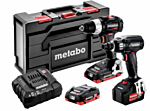 Metabo combi-set BS 18LT BL schroefboormachine + SSD 18 LTX 400 BL SE slagschroevendraaier