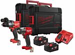 Milwaukee combiset 2-kit M18 FPP2F3-502X FUEL (FPD3+FMTIW2F12)