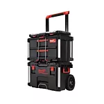 Milwaukee PACKOUT Starter Set 3-delig Trolley Box 2 drawer Organiser slim