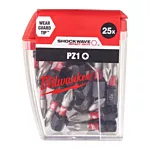Milwaukee Schroefbit SHOCKWAVE PZ1 25mm (25 stuks)