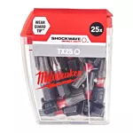 Milwaukee schroefbit set SHOCKWAVE TX25 25mm 25x