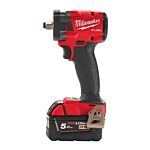 Milwaukee M18 compacte slagmoersleutel met frictiering