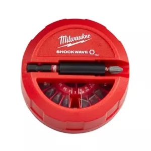 Milwaukee Shockwave puck set 15 delig 