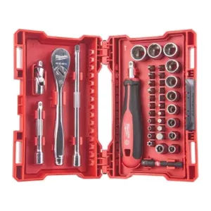 Milwaukee Doppenset 1/4” FOUR FLAT™ incl. bits (38-delig)