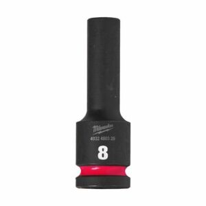 Milwaukee Dop SHOCKWAVE 1/2'' lang 8mm