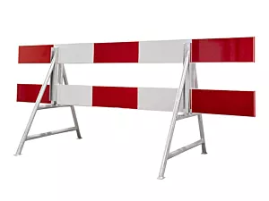 AIC Visser afzethek 250cm aluminium enkelzijdig compleet
