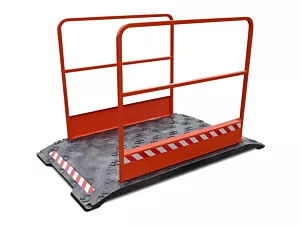 AIC Visser loopbrug kunststof 170x100cm incl. leuningen