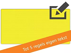 AIC Visser tekstbord WIU met eigen tekst