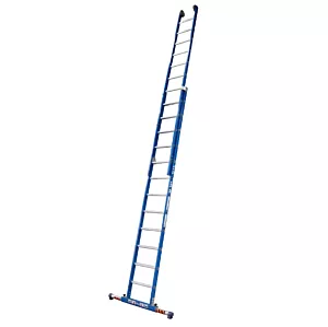 ASC XD opsteekladder 2x14 recht met stabiliteitsbalk