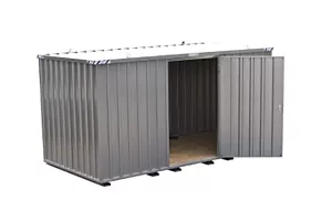Materiaalcontainer bos 6x2m langszijde
