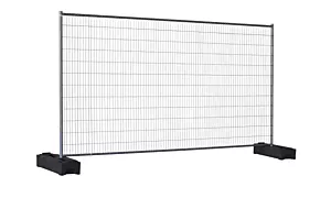 Bouwhek set anti climb 3,5x2m 26kg hek+voet+klem