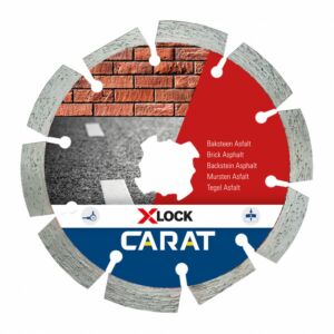 Carat diamantzaagblad x-lock 125x22,23mm baksteen