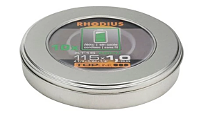 Rhodius doorslijpschijf XT15 115 x 1 x 22,23 mm voor rvs 10 stuks