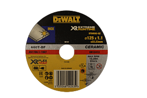 DeWalt doorslijpschijf XR 125 x 1,1 x 22,23 mm voor metaal