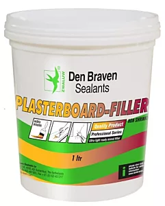 Den Braven gipsplaatvuller pot 1l wit