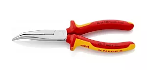 Knipex platspitse tang VDE met zijsnijder 40 graden 200mm