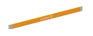 Layher kantplank 2,85 meter