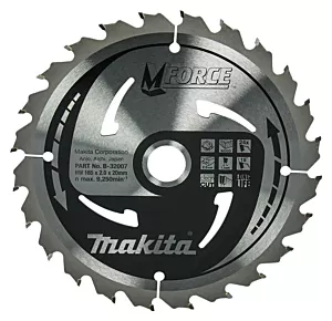 Makita cirkelzaagblad hout B-32007 165x20x2,0 24T