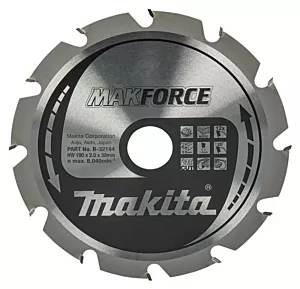 Makita cirkelzaagblad hout B-32144 Makforce 190x30x2,0 12T 20g