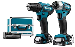 Makita combiset 12V Max boren en slagschroeven