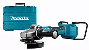 Makita haakse slijper DGA700ZKX1 2x18V 180mm rem dodemansknop