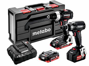 Metabo combi-set BS 18LT BL schroefboormachine + SSD 18 LTX 400 BL SE slagschroevendraaier