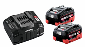 Metabo Basic Set 2x LiHD 5.5 Ah SE + ASC 55 Accu pack