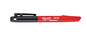 Milwaukee INKZALL marker zwart fijne punt 1,0mm 36st.
