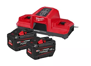 Milwaukee startset M18 FORGENRG-122DBSC 2x 12Ah lader 9A FORGE