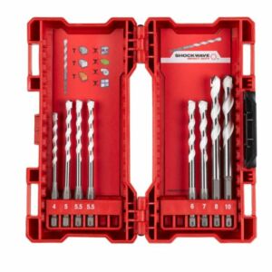 Milwaukee Multi materiaalborenset SHOCKWAVE (8-delig)