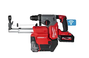 Milwaukee combihamer M18 ONEFHX DEL-552C 26mm SDS-plus 2.5j ONE-KEY FIXTEC 2x 5.5Ah met stofafzuiging