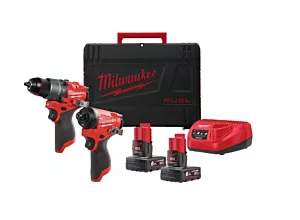 Milwaukee combiset 2-kit M12 FPP2A2-602X (M12FPD2+FID2)