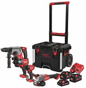 Milwaukee 18V FUEL combiset 4-kit powerpack