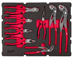 Milwaukee Foam Inlay PACKOUT tangenset (8-delig)
