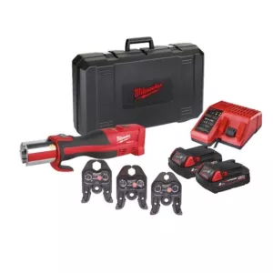Milwaukee perstang M18 BLHPT-202CV SET 3x V-profiel bek 15/22/28 2x 2Ah