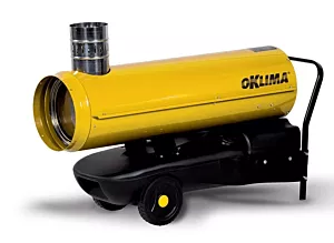Oklima heater SE120 indirect gestookt