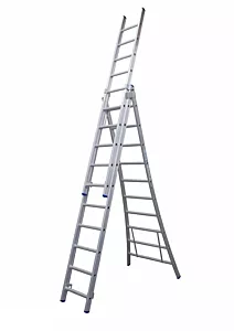 Solide ladder 3x10 reform open voet gecoat