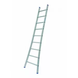 Solide ladder enkel 9 sporten met uitgebogen bomen