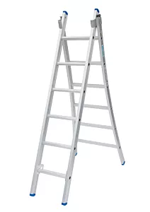 Solide ladder 2x6 reform open voet gecoat