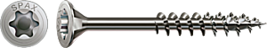 Spax schroef r.v.s. a2,  4,0 x 60 t 20 á 100 deeldraad