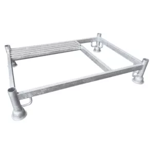 Stapelrek model Layher 125x85cm inclusief rongen