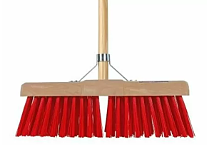 Talen Tools stadsbezem ronde kap kunststof 45cm compleet