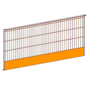 Vivatec - SafetyRespect Randbeveiliging hek 2600x1180mm 90° 201261190R