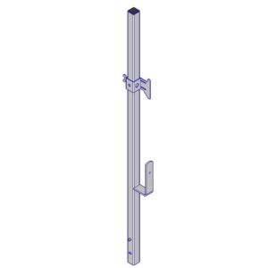 Vivatec - SafetyRespect Staander 1300mm met gelaste haak en schuif 5031300