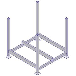 Vivatec - SafetyRespect Stapelrek voor staanders 9310014