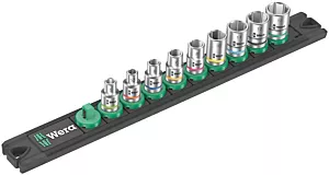 Wera doppenset magneetstrip A 4 zyklop 1/4'' 9-delig